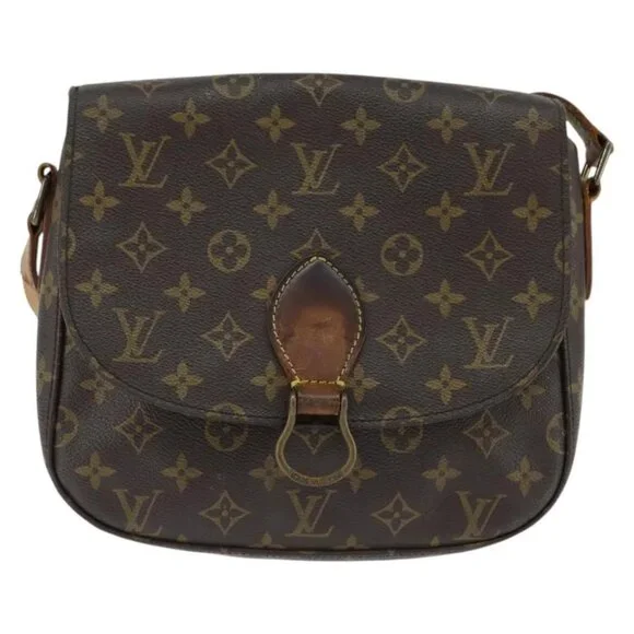 LOUIS VUITTON Monogram Saint Cloud GM Shoulder Bag M51242 LV Auth 150423 - Picture 10 of 16